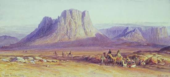Karawana wielbłądów, Condessi, Góra Synaj, 1848
